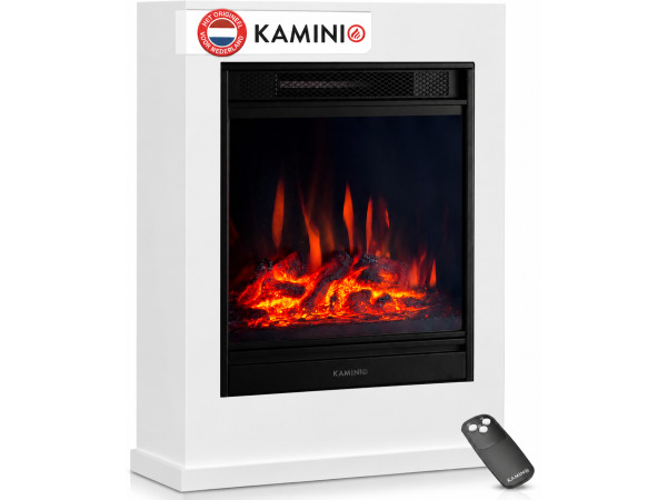Kalle Vrijstaande Elektrische Haard Wit – 1800W – kavel bij XL Auctions