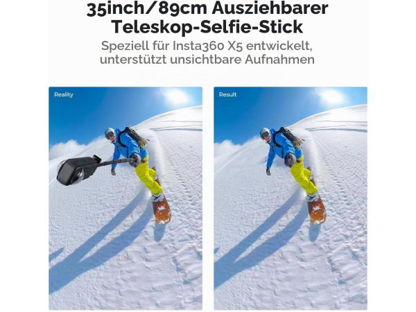 K&F CONCEPT Magnetische selfiestick voor Insta360 X5 – foto 3 – kavel bij XL Auctions