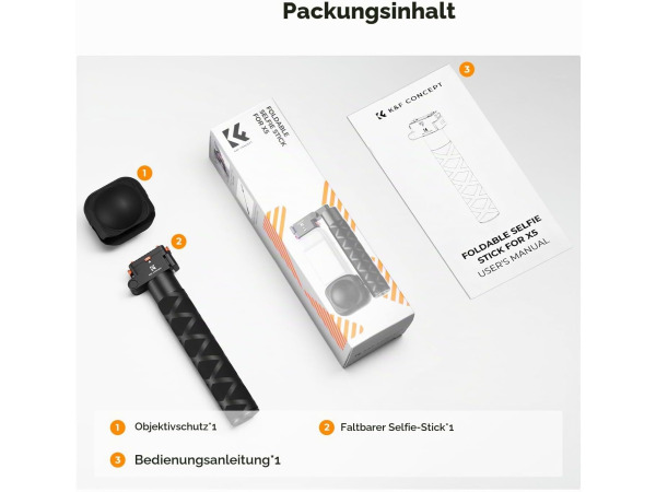K&F CONCEPT Magnetische selfiestick voor Insta360 X5 – foto 7 – kavel bij XL Auctions