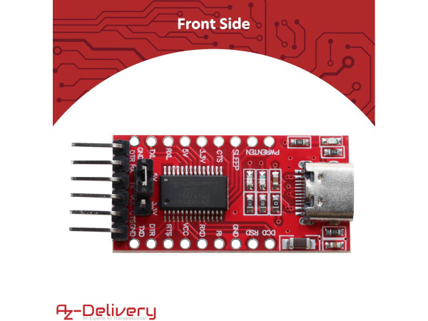 AZDelivery 3X USB-C naar TTL Serial Adapter voor 3,3V en 5V – foto 2 – kavel bij XL Auctions