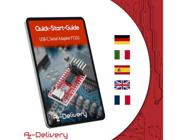 AZDelivery 3X USB-C naar TTL Serial Adapter voor 3,3V en 5V – foto 4 – kavel bij XL Auctions