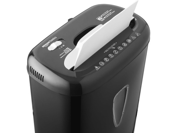 Amazon Basics Microcut papiervernietiger - 5-6 vellen – foto 2 – kavel bij XL Auctions
