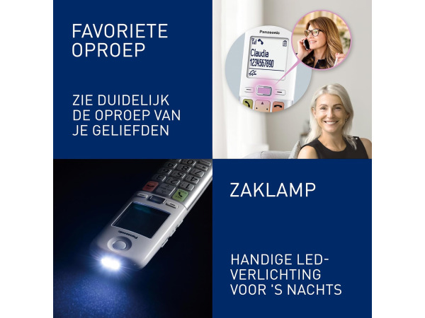 Panasonic KX-TGU430EXW digitale draadloze telefoon – foto 5 – kavel bij XL Auctions