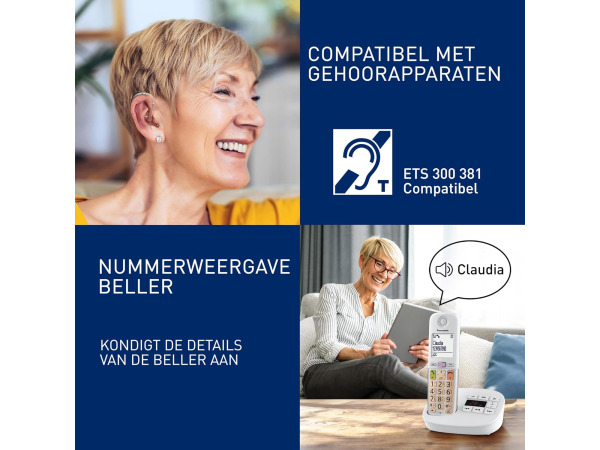 Panasonic KX-TGU430EXW digitale draadloze telefoon – foto 6 – kavel bij XL Auctions