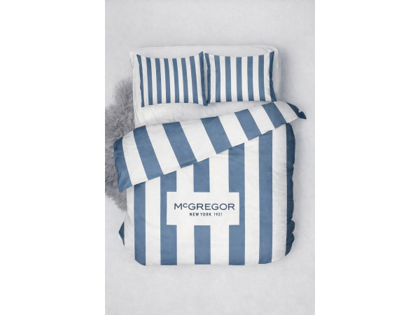 McGregor dekbedovertrek – Donkerblauw – 200×200/220 – kavel bij XL Auctions