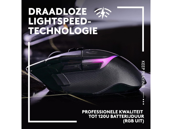 Logitech G G502 X PLUS LIGHTSPEED Draadloze RGB Gaming Muis – foto 2 – kavel bij XL Auctions