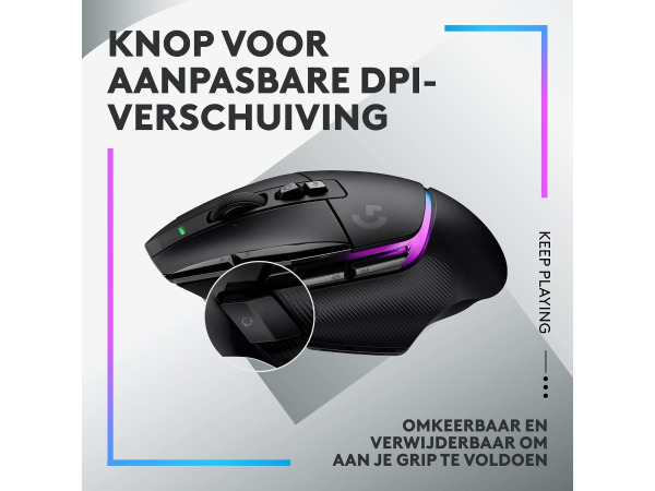 Logitech G G502 X PLUS LIGHTSPEED Draadloze RGB Gaming Muis – foto 6 – kavel bij XL Auctions