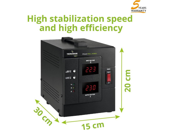 Tecnoware Power Systems - Spanningsstabilisator 3000VA – foto 4 – kavel bij XL Auctions