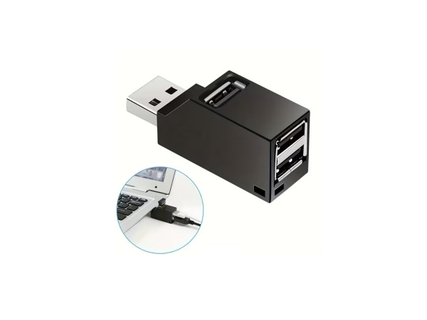 Hoge-Snelheid USB 3.0 Hub Adapter – 3 Poorten + Kaartlezer – kavel bij XL Auctions