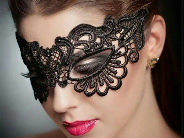 Oogmasker - lace - zwart – foto 2 – kavel bij XL Auctions