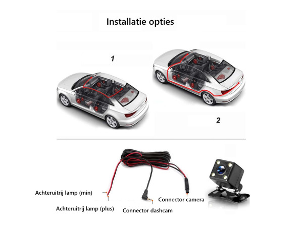 Dashcam met 3 Camera's – Full HD – Voor- en Achter camera – foto 5 – kavel bij XL Auctions