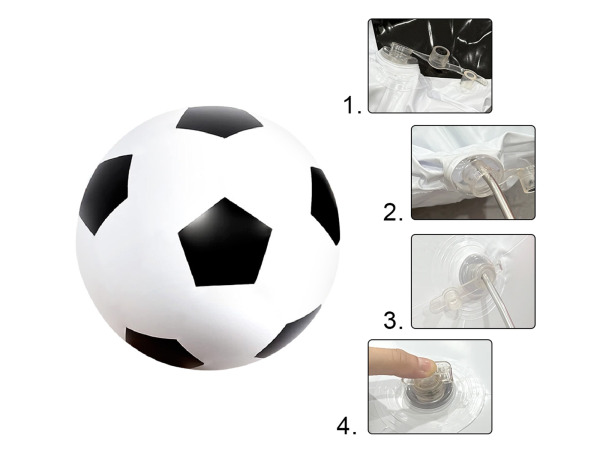 XL opblaasbare voetbal - 60 cm – foto 2 – kavel bij XL Auctions
