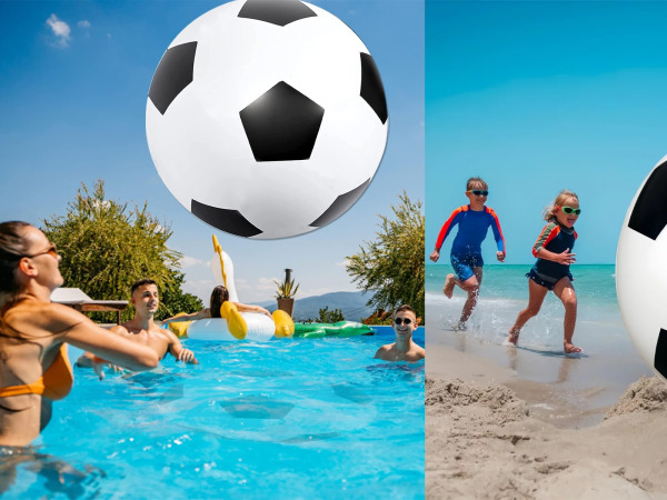 XL opblaasbare voetbal - 60 cm – foto 4 – kavel bij XL Auctions