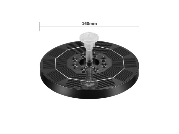 Solar led fontein met verlichting – foto 5 – kavel bij XL Auctions