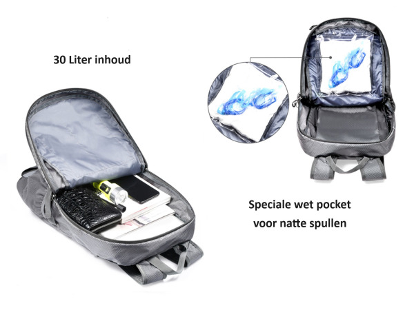 Solar rugtas -ideaal voor wandelaars en kampeerders – foto 2 – kavel bij XL Auctions