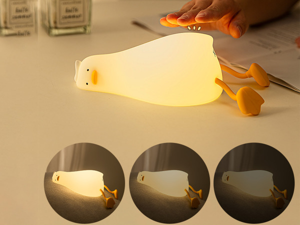 Kids nachtlamp oplaadbaar - sleepy duck – foto 2 – kavel bij XL Auctions