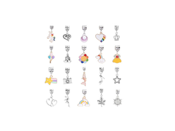 DIY armbanden set voor kids - regenboog kralen en bedels – foto 4 – kavel bij XL Auctions
