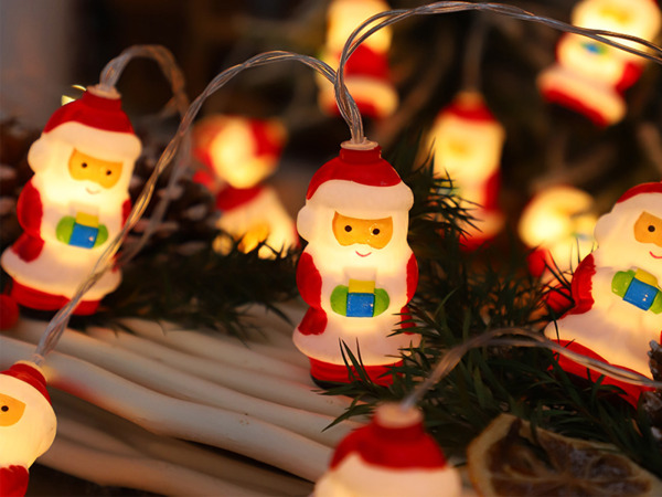 Kerstman verlichting - op batterij – foto 4 – kavel bij XL Auctions