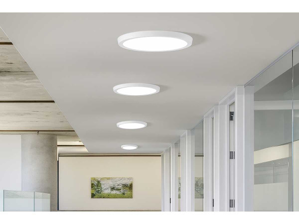30x 30 x LED Paneel – Rond Opbouw – 30W – 6500K Koud Wit – IP20 – kavel bij XL Auctions