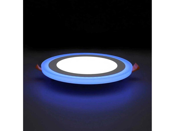 10x 10 x LED Paneel – Blauw / Wit – 24W (18W + 6W) – kavel bij XL Auctions