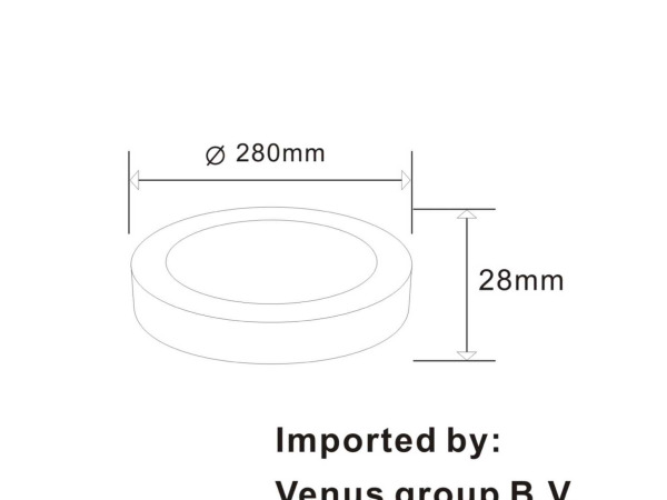 30x 30 x LED Paneel – Rond Opbouw – 30W – 3000K Warm Wit – IP20 – foto 4 – kavel bij XL Auctions