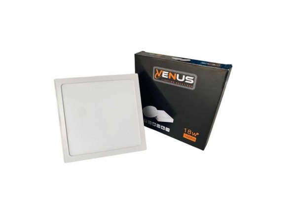 10x 10 x LED Paneel – Vierkant Opbouw – 18W – 6500K – IP20 – foto 2 – kavel bij XL Auctions