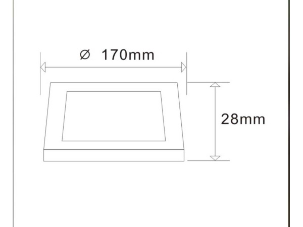 10x 10 x LED Paneel – Vierkant Opbouw – 12W – 6500K – IP20 – foto 2 – kavel bij XL Auctions