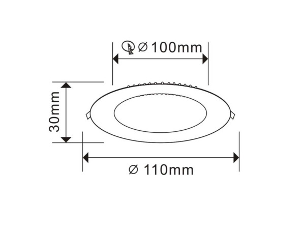 20x 20 x LED Paneel – Rond Inbouw – 8W – 3000K Warm Wit – IP20 – foto 2 – kavel bij XL Auctions