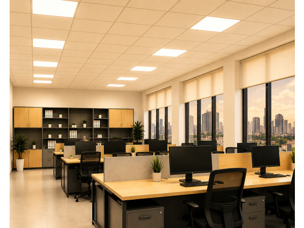 40x 40 x LED Paneel 45W – 3000K – 595x595mm – IP20 – GALAKSI – kavel bij XL Auctions
