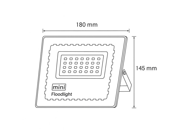 6x 6 x LED Schijnwerper MINI 50W – 6500K – IP65 – MINIONS-50 – foto 5 – kavel bij XL Auctions