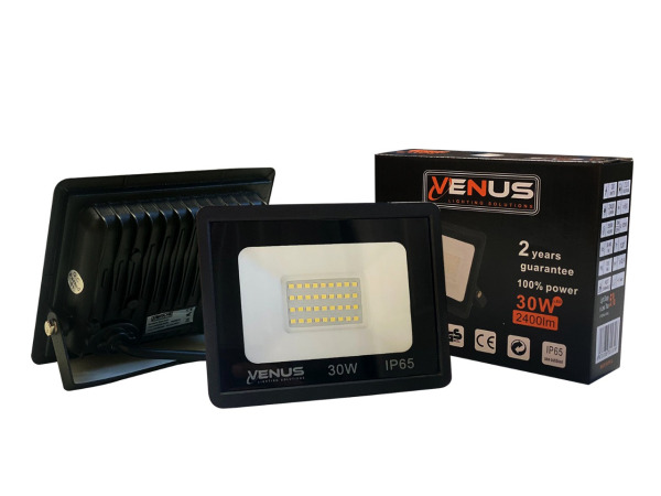 10x 10 x LED Schijnwerper 30W – 6500K Koud Wit – IP65 – ASLAN-30 – foto 2 – kavel bij XL Auctions