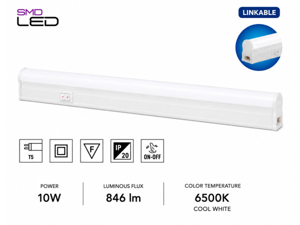 10x 10 x LED Balk Onder-Meubel 10W – 6400K – 90cm – SIGMA-10 – kavel bij XL Auctions