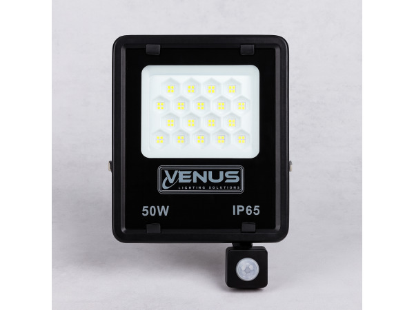 5x 5 x LED Schijnwerper 50W met Bewegingssensor – 4000K – foto 3 – kavel bij XL Auctions