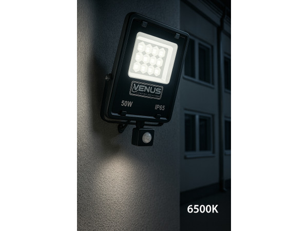 5x 5 x LED Schijnwerper 50W met Bewegingssensor – 6500K – kavel bij XL Auctions