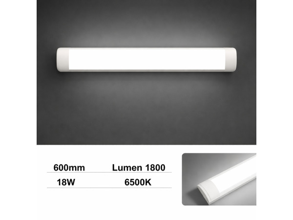 60x 60 x LED Balk 18W – 60cm – 6500K – Koppelbaar – TETRA-60 – kavel bij XL Auctions