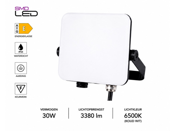 10x 10 x Frameloze LED Schijnwerper 30W – 6400K – PEGASUS-30 – kavel bij XL Auctions