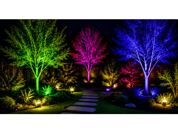 4x 4 x RGB LED Schijnwerper 100W – Zwart – IP65 – REMIX-100 – foto 3 – kavel bij XL Auctions