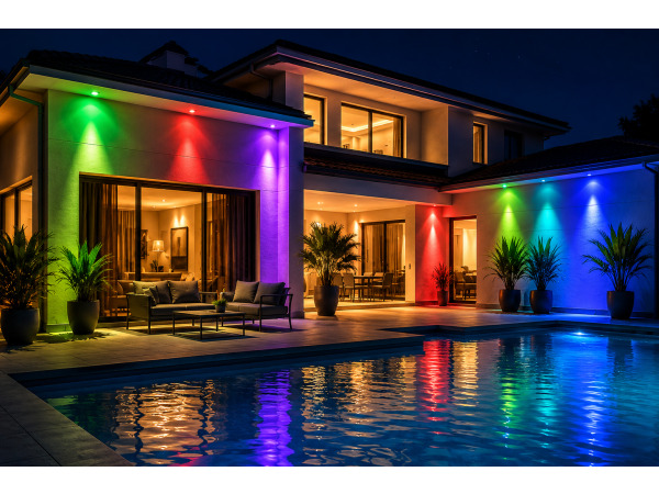10x 10 x RGB LED Schijnwerper 30W – Zwart – IP65 – REMIX-30 – foto 3 – kavel bij XL Auctions