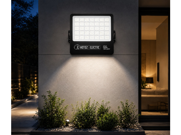2x 2 x LED Schijnwerper 500W – 6400K – Zwart – BORNEO-500 – kavel bij XL Auctions
