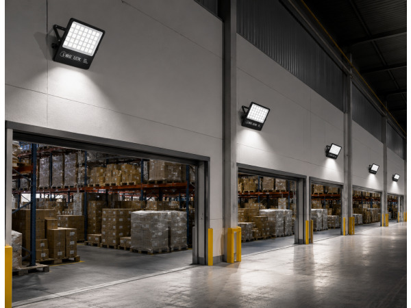2x 2 x LED Schijnwerper 600W – 6400K – Zwart – BORNEO-600 – foto 2 – kavel bij XL Auctions