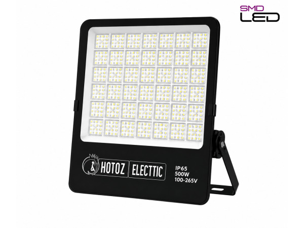 2x 2 x LED Schijnwerper 500W – 6400K – Zwart – BORNEO-500 – foto 2 – kavel bij XL Auctions