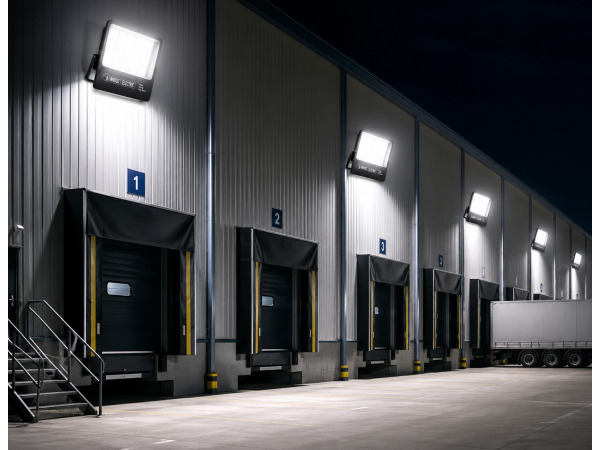 4x 4 x LED Schijnwerper 300W – 6400K – Zwart – BORNEO-300 – foto 2 – kavel bij XL Auctions