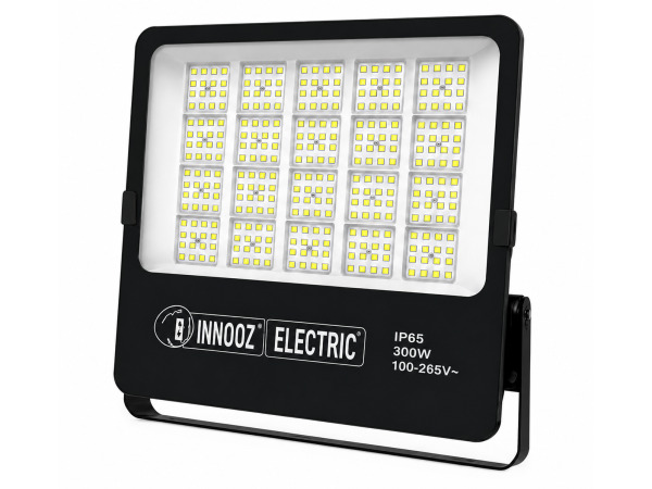 4x 4 x LED Schijnwerper 300W – 6400K – Zwart – BORNEO-300 – foto 3 – kavel bij XL Auctions