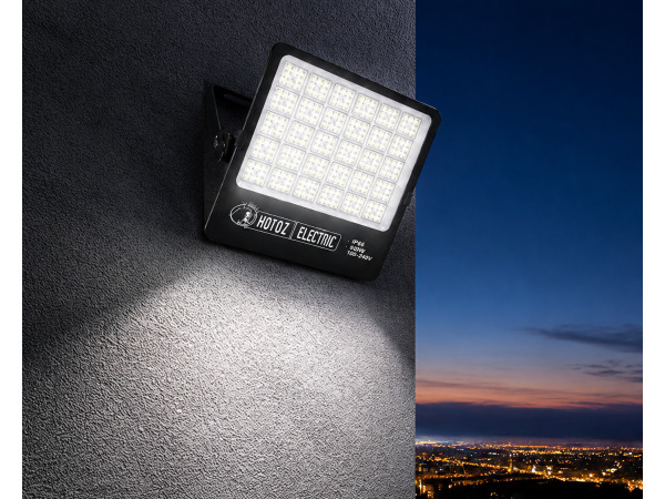 2x 2 x LED Schijnwerper 400W – 6400K – Zwart – BORNEO-400 – kavel bij XL Auctions