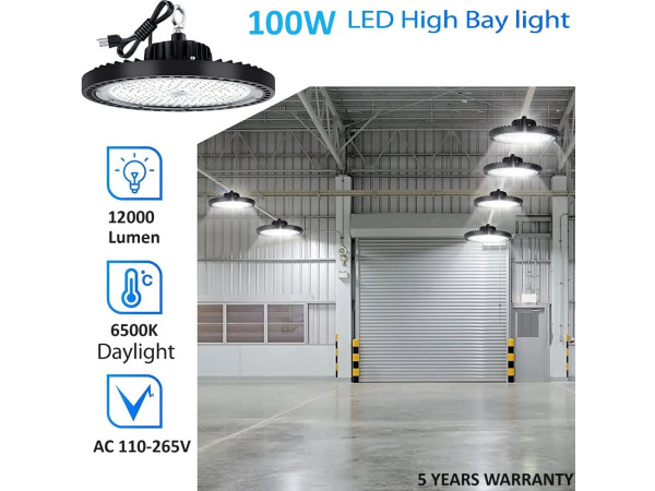 20x 20 x LED UFO Highbay PRO 100W – WEB-100 – kavel bij XL Auctions
