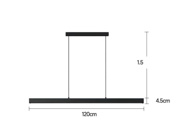 8x 8 x Lineaire LED Hanglamp – 35W – 120cm – Met Montageset – foto 6 – kavel bij XL Auctions