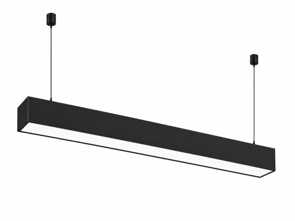 4x 4 x Lineaire LED Hanglamp 60W – 3CCT – Zwart – FORTIS-60 – foto 2 – kavel bij XL Auctions