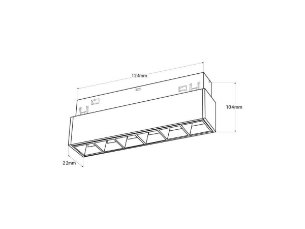 4x 4 x Lineaire LED Spot voor Magnetische Rail – 6W – Libra – foto 4 – kavel bij XL Auctions