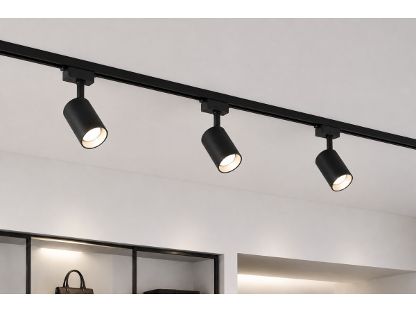 30x 30 x Verlichtingsrail – 2 Meter – Zwart – LIGHTING TRACK – foto 3 – kavel bij XL Auctions