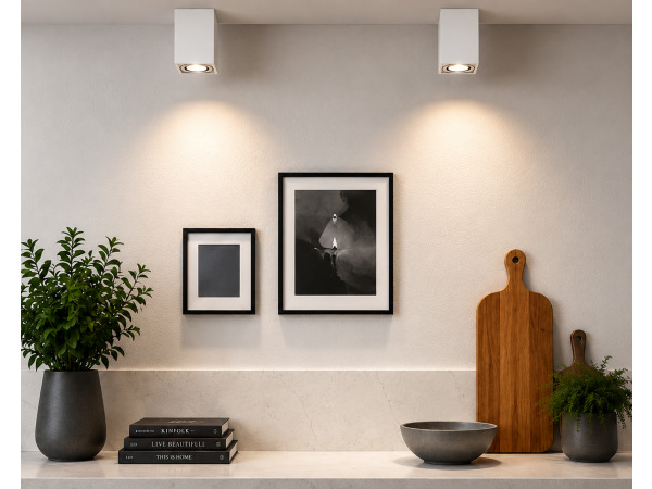 30x 30 x Opbouwspot Armatuur – GU10 – Wit – IP20 – FREZYA-S – foto 3 – kavel bij XL Auctions